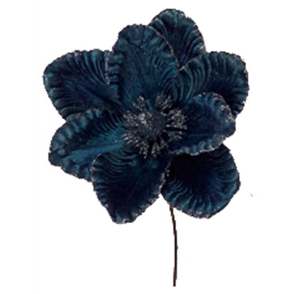 Χριστουγεννιάτικο Λουλούδι Μανώλια Μπλε (25cm)